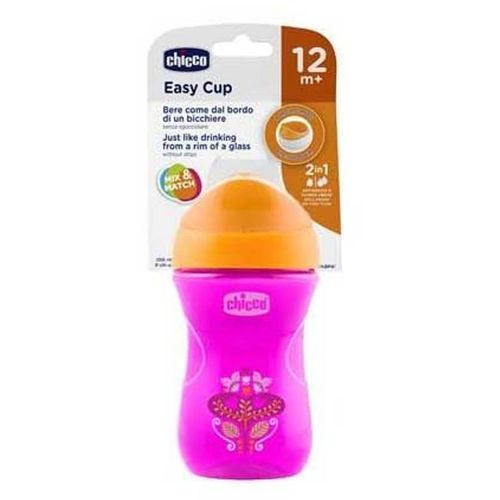 Chicco Čaša EASY 12m+ 266ml, Pink slika 1