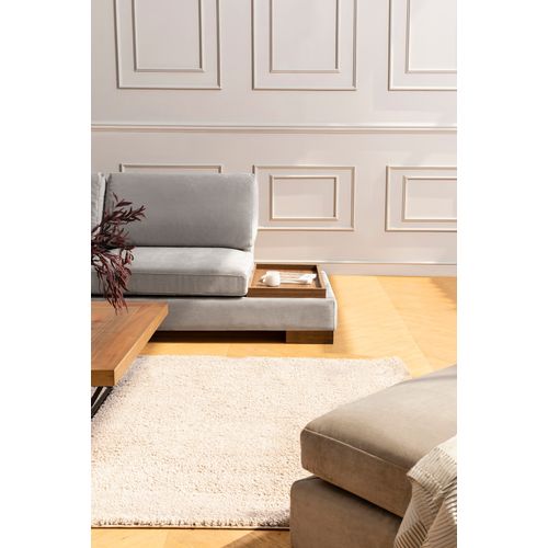 Ugaona Sofa 'Tulip Corner Left' sa Tabureom - Svijetlo Siva slika 4