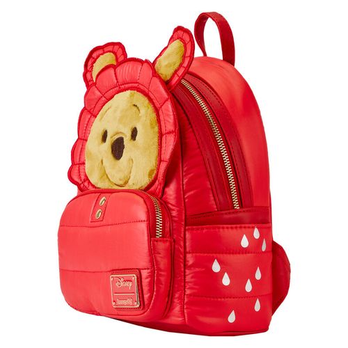 Loungefly Disney Winnie the Pooh Rainy Day Puffer Jacket backpack 26cm slika 2