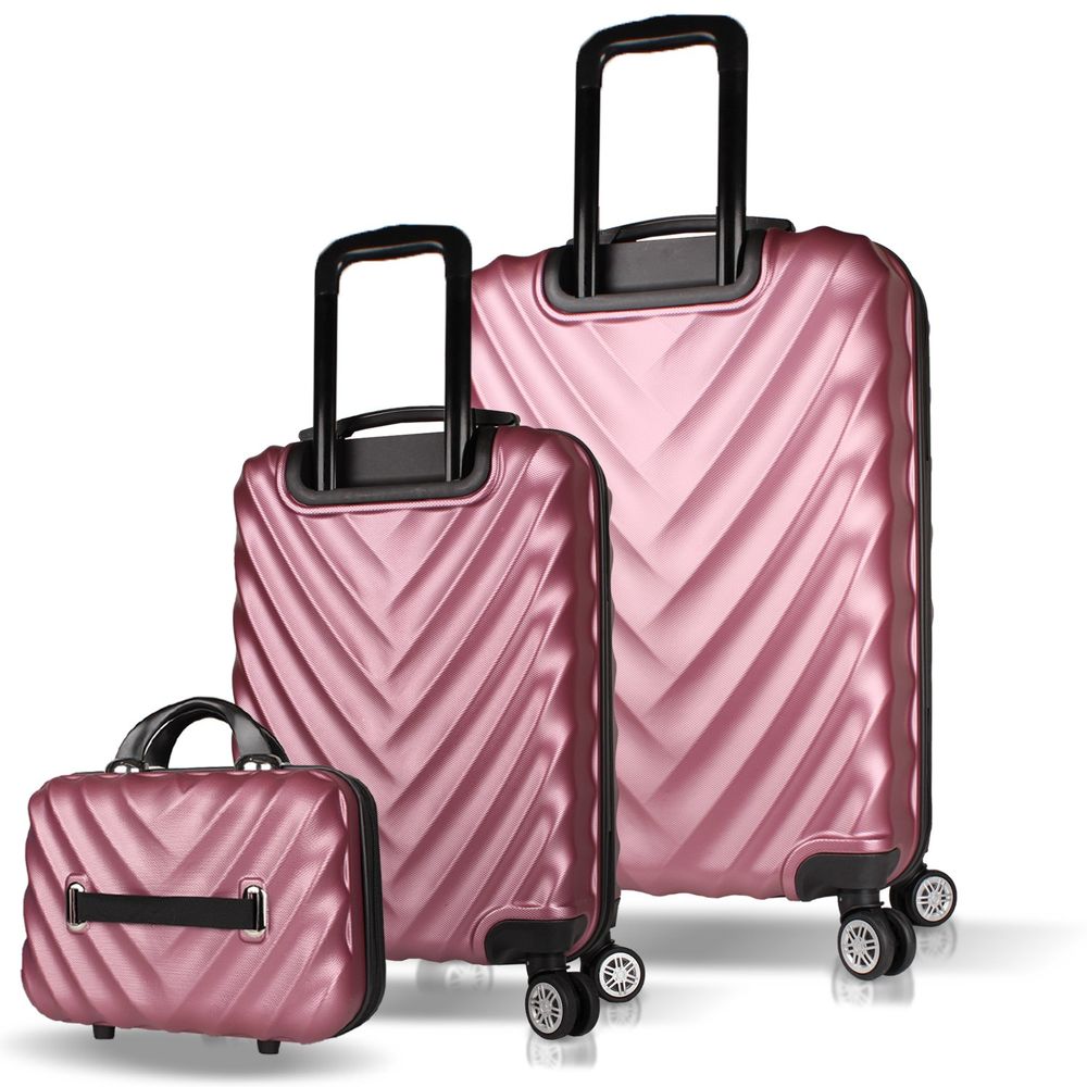 Set Kofera u Roze Zlatnoj Boji (3 Komada) slika 2