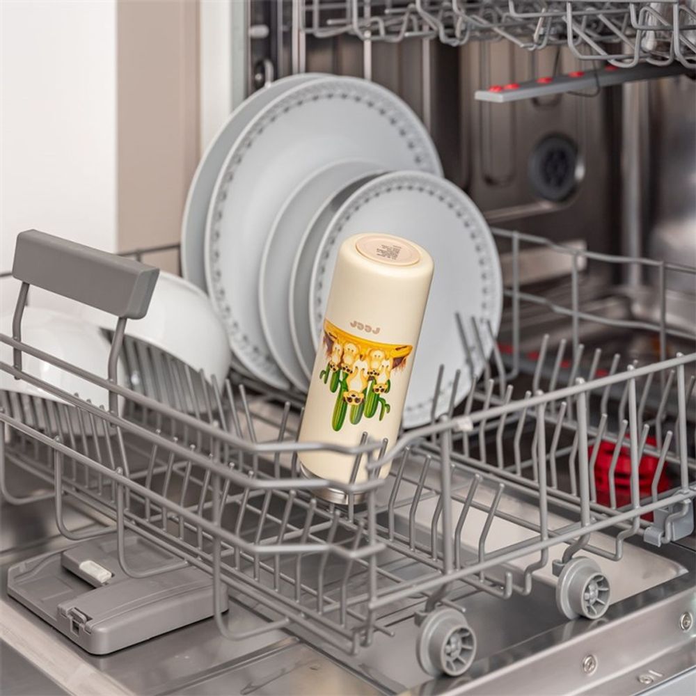 Reer Flašica za piće sa slamkom 350ml, Cream White slika 6