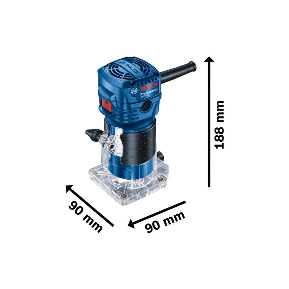 BOSCH Glodalica za ivice/rubove GKF 550 Professional slika 4