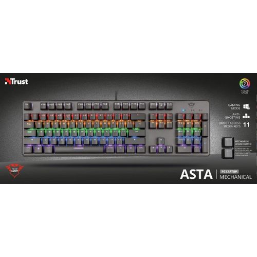 Trust GXT 865 ASTA MECHANICAL GAMING KEYBOARD (22630) slika 4