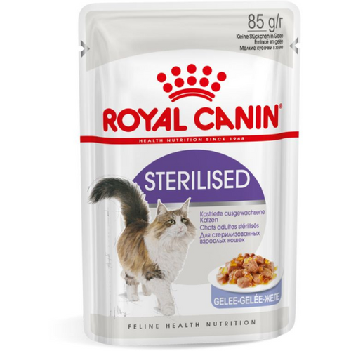 Royal Canin STERILISED IN JELLY, vlažna hrana za mačke 85g slika 1