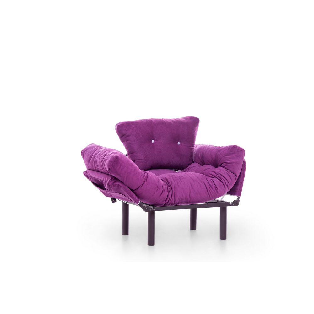 Nitta Single - Ljubičasti Wing Chair slika 6