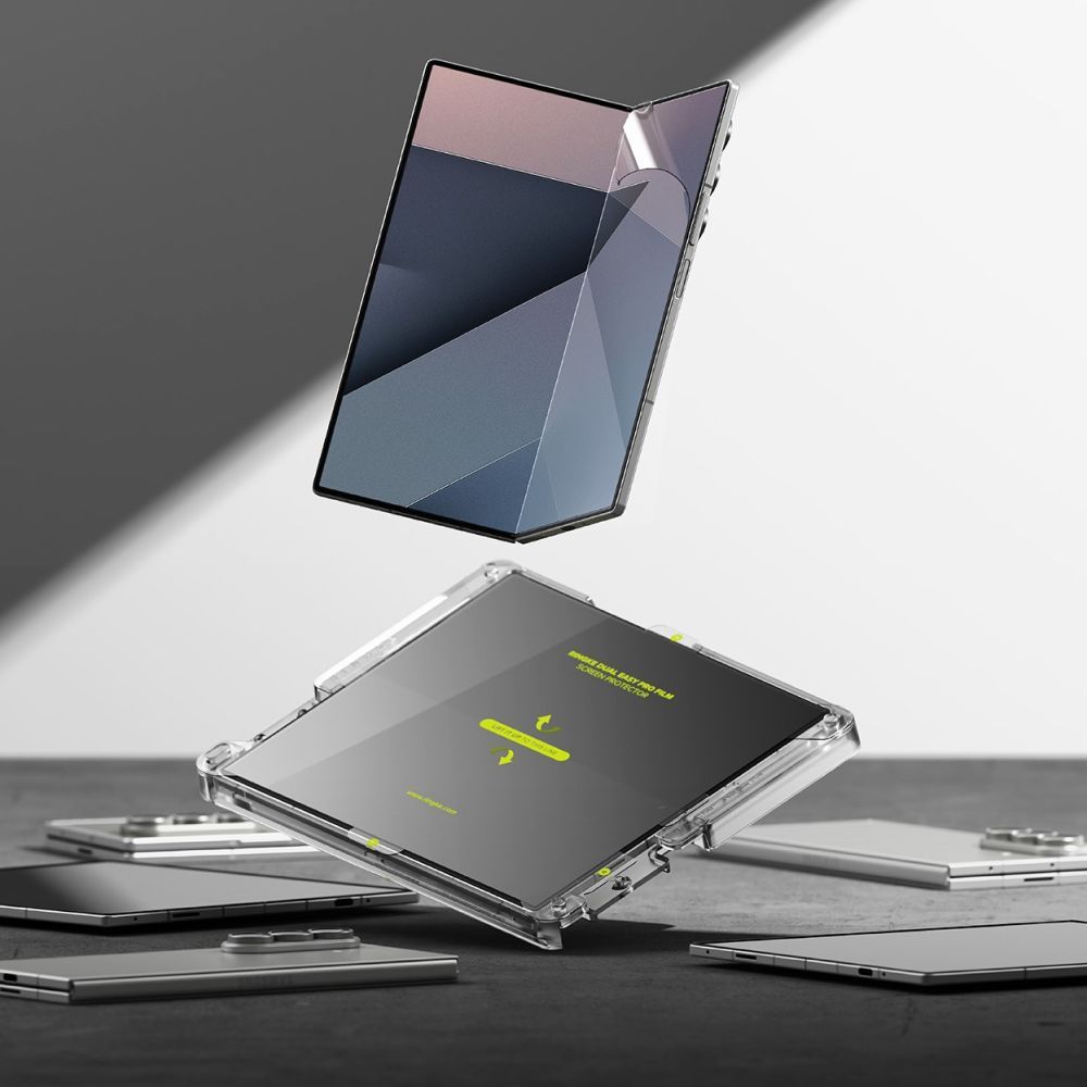 RINGKE DUAL EASY PRO ZAŠTITNA FOLIJA (2-kom.) ZA EKRAN GALAXY Z FOLD 7 prozirna slika 5