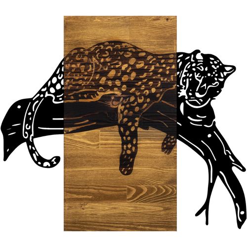 Leopard Walnut
Black Decorative Wooden Wall Accessory slika 5