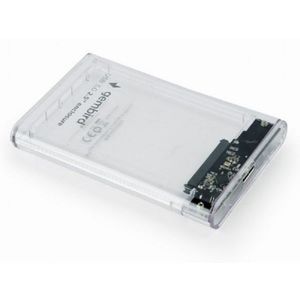 Gembird EE2-U3S9-6 USB 3.0 2.5'' enclosure, for 9.5 mm drive, transparent plastic