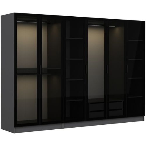 Kale - 6653 Anthracite
Black Wardrobe slika 7