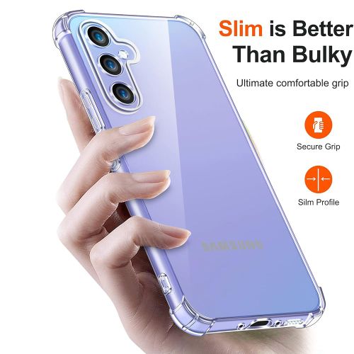 Techsuit Shockproof Clear Silicone prozirna maskica otporna na udarce za Samsung Galaxy A55 5G slika 2