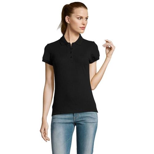 PASSION ženska polo majica sa kratkim rukavima - Crna, XL  slika 1