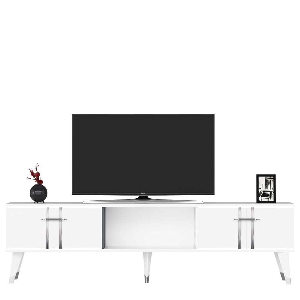Asel - Bijeli, Srebrni TV Stalak slika 3
