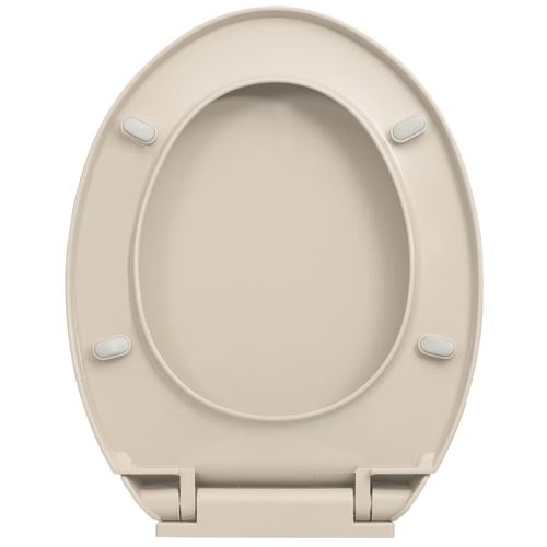 Toaletna daska s mekim zatvaranjem boja marelice ovalna slika 35