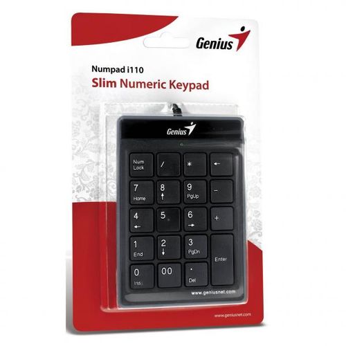 Genius NUMPAD 110 Tatatura numerička, Crna, USB slika 3