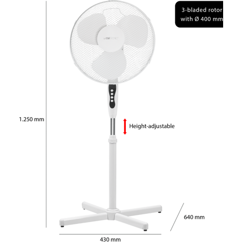 Clatronic VL3603SB Ventilator Bela boja slika 6