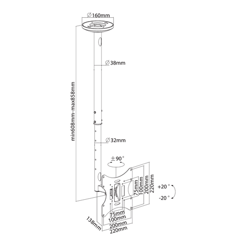 SBOX stropni stalak CPLB-28S slika 9