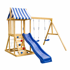 Kinder Home Drveno dječije igralište 4U1, 308×318×244cm