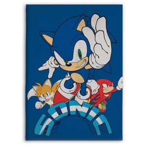 Sonic the Hedgehog polar blanket