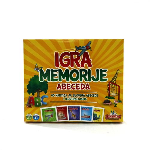 IGRA MEMORIJE ABECEDA 774734 slika 1