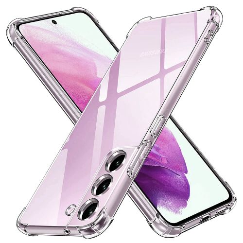 Techsuit Shockproof Clear Silicone prozirna maskica otporna na udarce za Samsung Galaxy S21 FE 5G slika 1