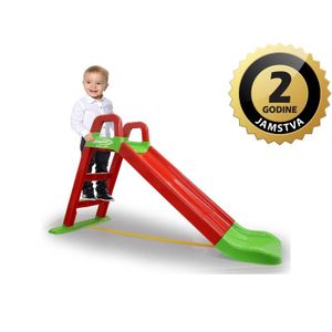 Jamara tobogan Funny Slide, 145cm, dodatni sigurnosni remen, crveni