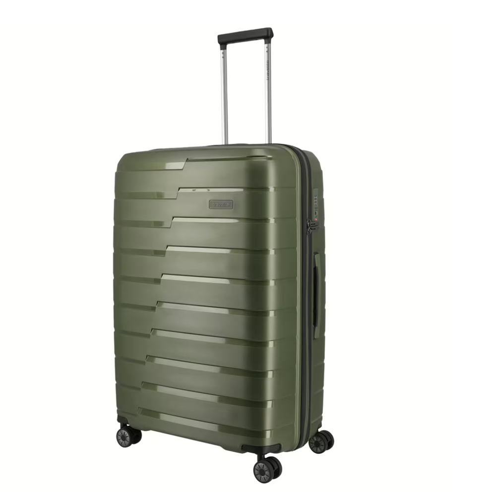 Travelite kofer 77 cm ABS Air Base 075349-86, maslinasti slika 1