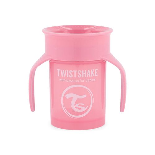 Twistshake 360° šalica 230ml 6+m, roza slika 1