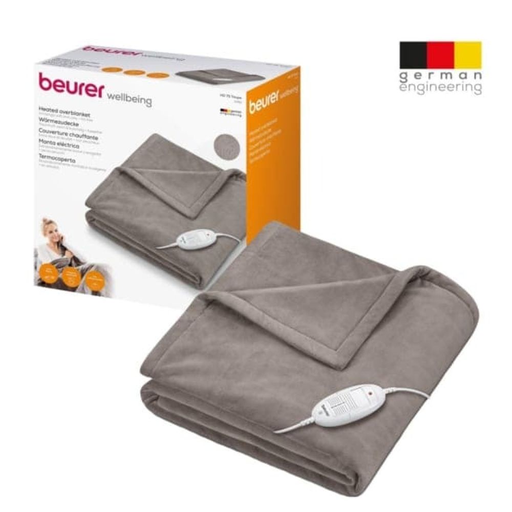 Beurer Električna deka HD 75 180x130cm, Cosy Taupe slika 5