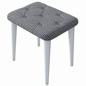 BM101 - 2234 BlackWhite Pouffe