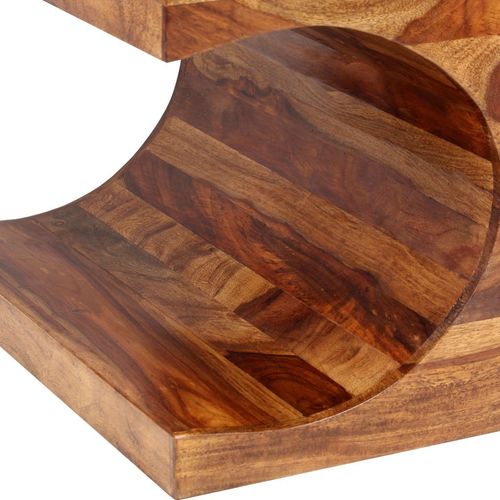 Stolić za kavu od masivnog drva šišama 90x50x35 cm slika 15