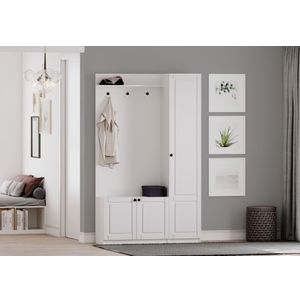 Hall Stand Rb-044 - Mat Bijela