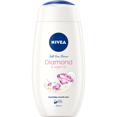 NIVEA Care & Diamond Gel za tuširanje 250 ml slika 1