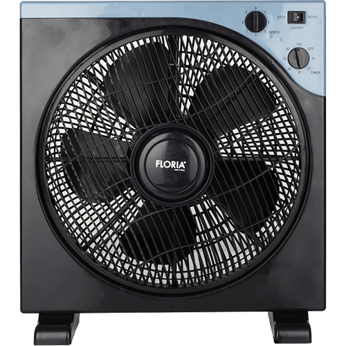 Floria ventilator, podni, promjer 30 cm, timer, 40 W, crni - ZLN2355/BK slika 1