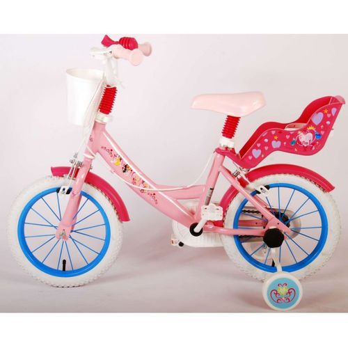 Dječji bicikl Disney Princess 14" s dvije ručne kočnice rozi slika 13