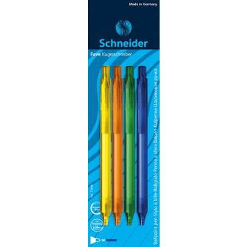 Kemijska olovka Schneider, Fave 4/1 blister S73040 slika 1