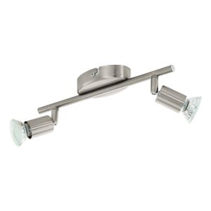 Eglo Buzz-led reflektor/2, led 2x3w, 2x240lm, nikl-mat, 
