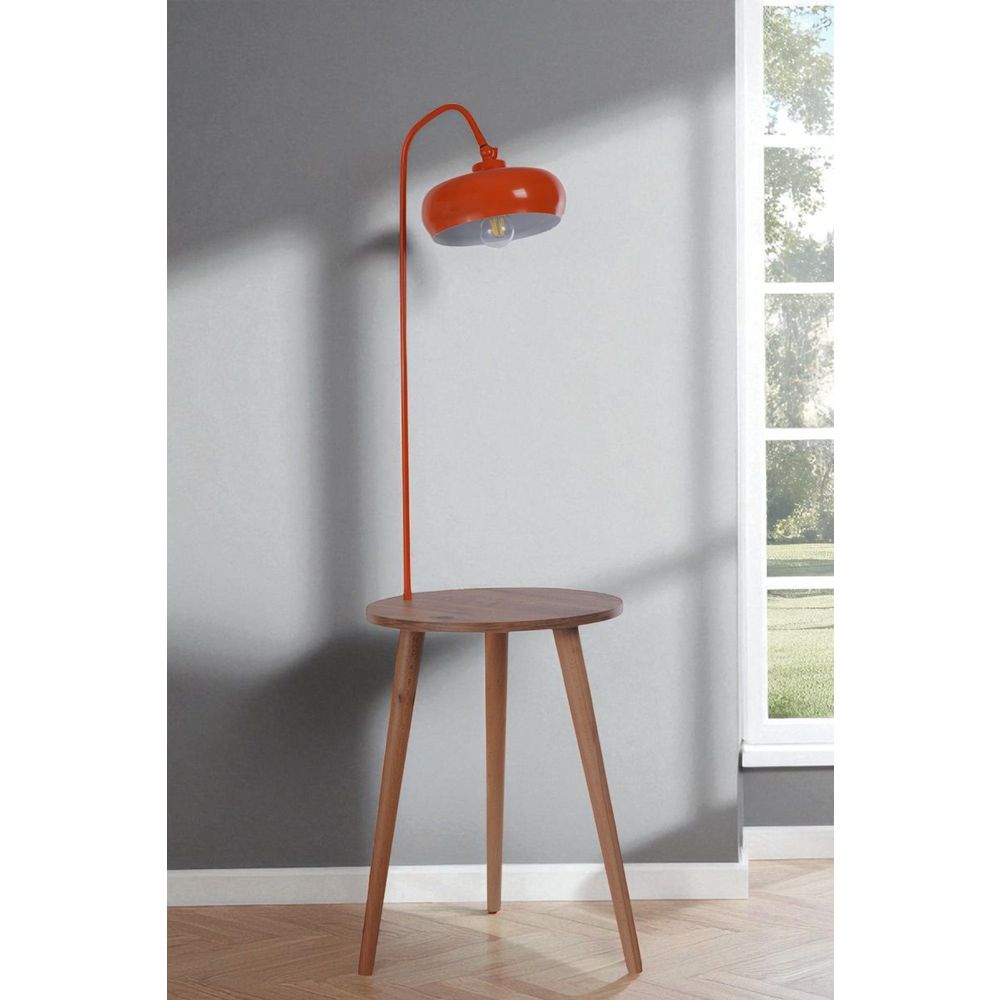 Opviq Podna lampa 807, narančasta, bukva slika 1