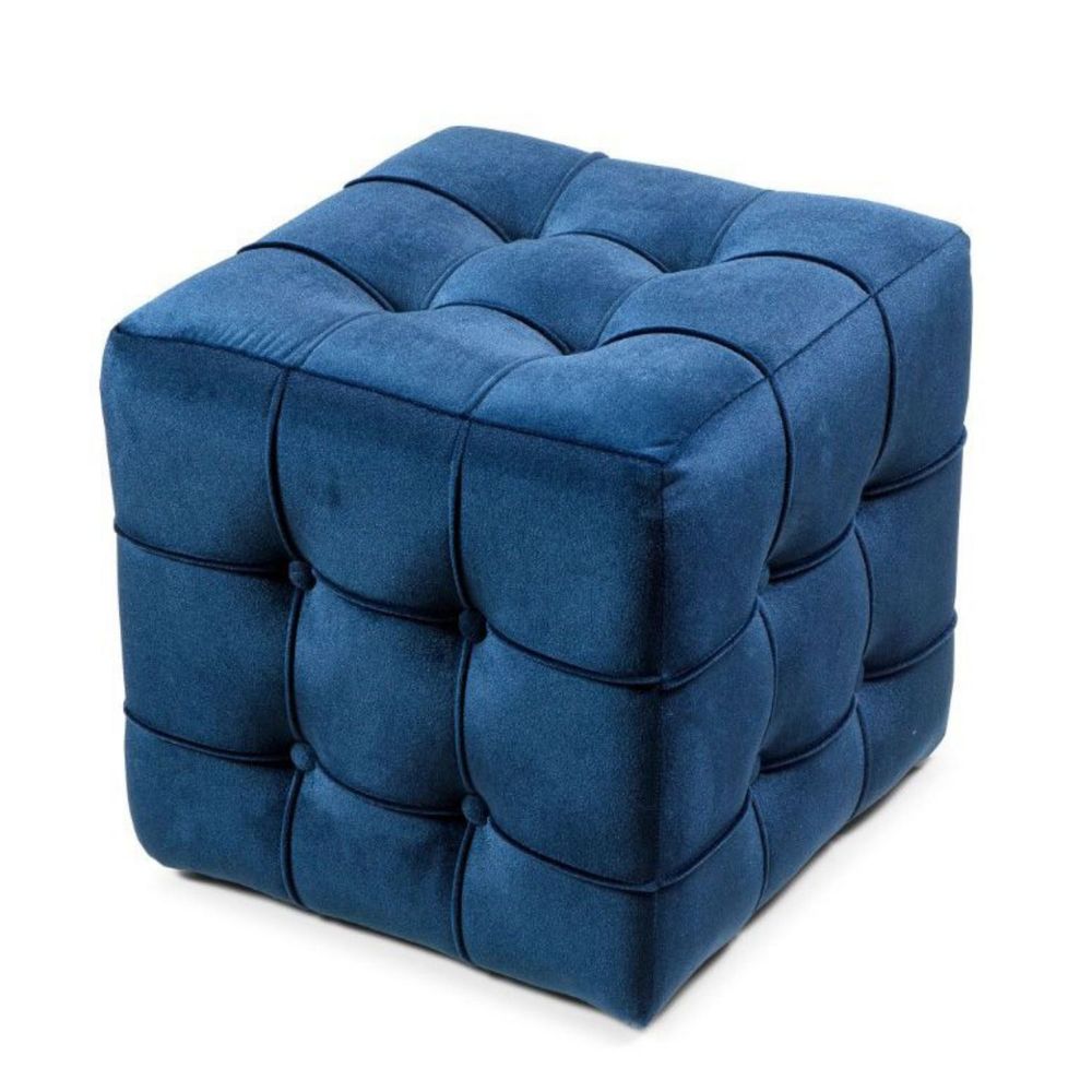 Pouffe Lizbon - Tamnoplava slika 3