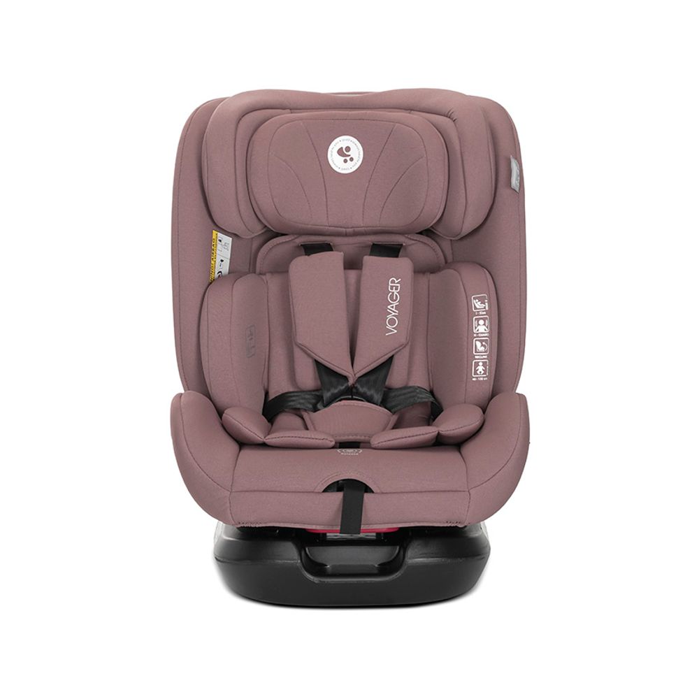 Lorelli Autosjedalica Voyager i-Size 40–150 cm + Jastuk za putovanje, Pink slika 3