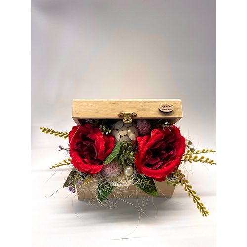7 seas 365 ukrasna kutija CRVENE RUŽE, 15 cm slika 1