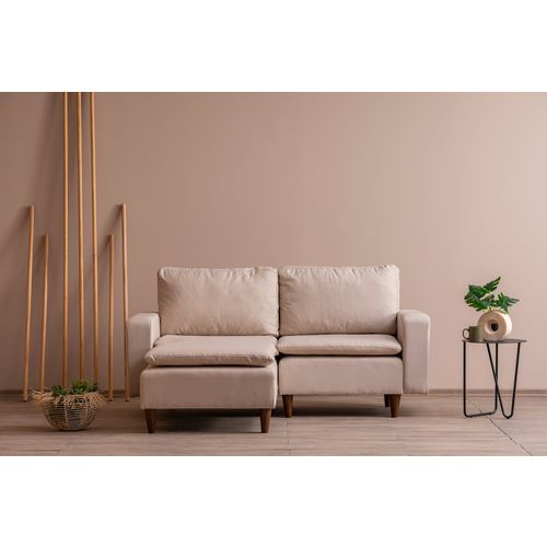 Atelier Del Sofa Kutna garnitura, Krem, Lungo Mini - Cream slika 3