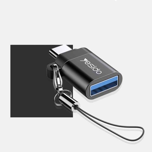 Yesido - OTG adapter (GS06) - Type-C na USB 3.0 Plug & Play 5Gbps - crni slika 4