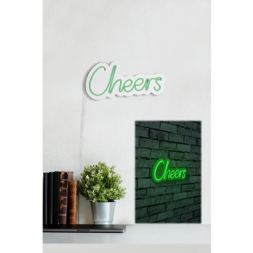 Wallity Ukrasna plastična LED rasvjeta, Cheers - Green slika 3