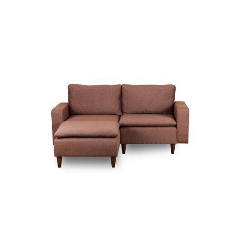 Atelier Del Sofa Kutna garnitura, Svijetlo smeđa, Lungo Mini - Light Brown slika 5