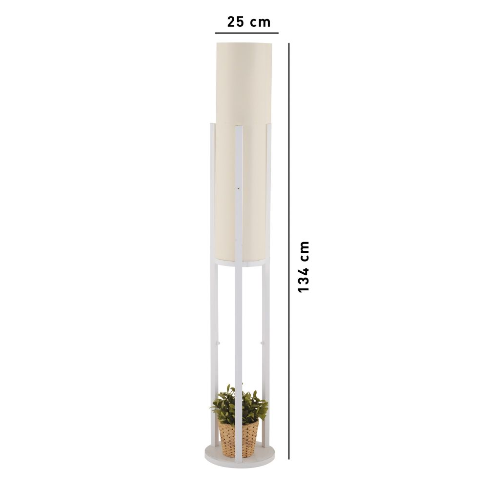 Podna Lampa Circle Dor - Bijela slika 4