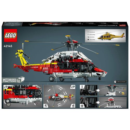 Set za Igru Vozila Lego Technic 42145 Airbus H175 Rescue Helicopter 2001 Dijelovi slika 2