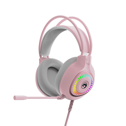 MARVO H8325 PK WIRED HEADSET RGB PINK slika 5