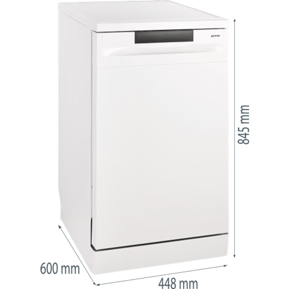 Gorenje Samostojeća mašina za suđe GS520E15W / 9 setova, 45 cm slika 2