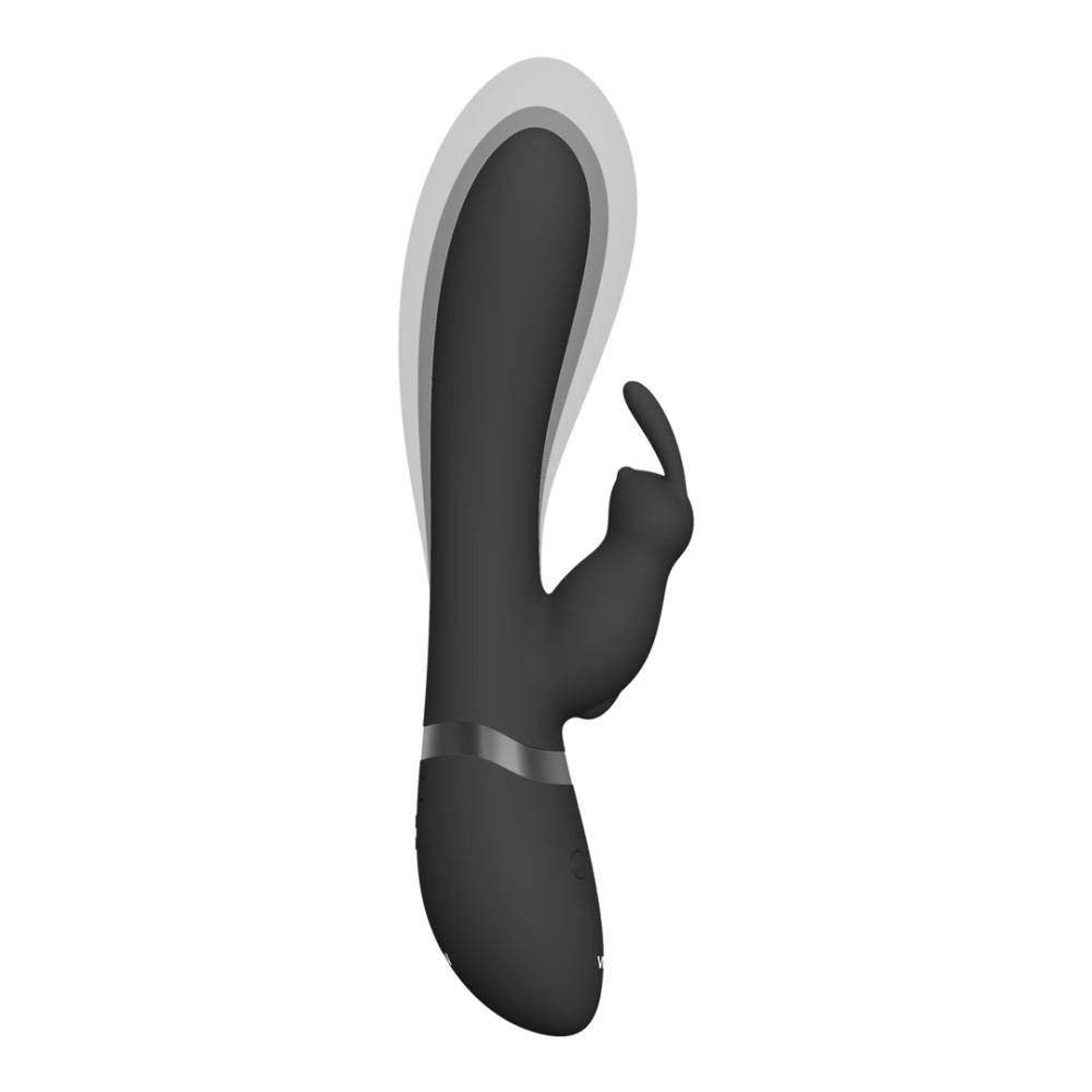 VIVE by Shots Taka - Vibrator rabbit na napuhavanje i vibraciju - crni slika 2