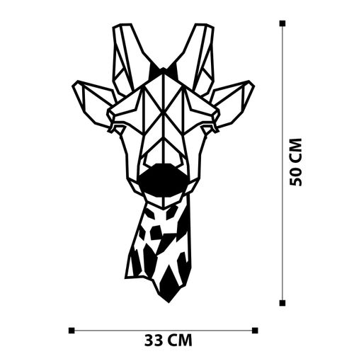 Wallity Metalna zidna dekoracija Giraffe Metal Decor slika 7